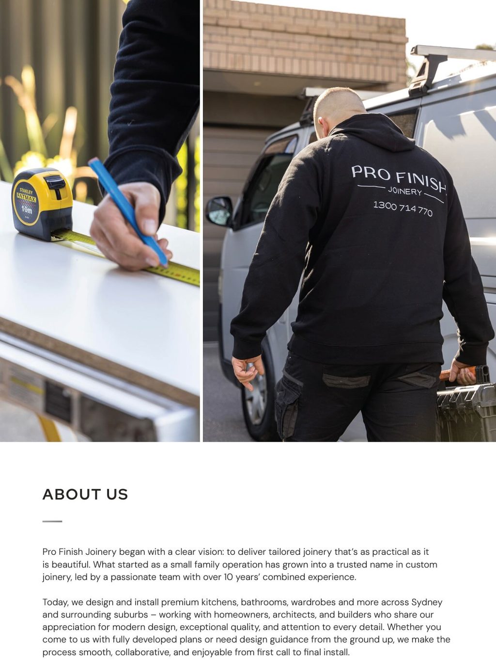 Instagram post from profinishjoinery. This post is in position 1.